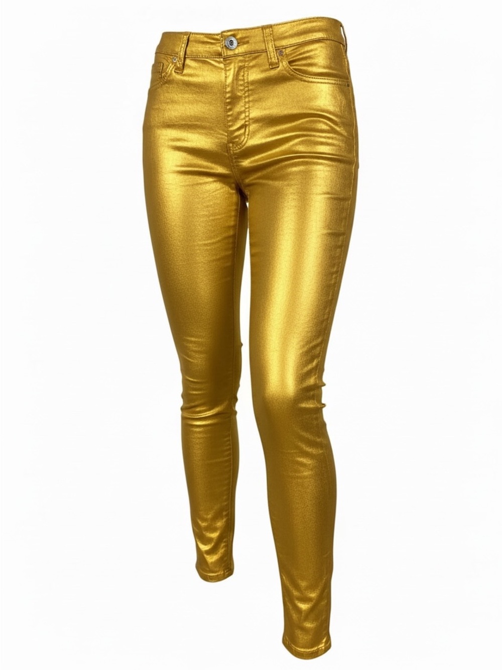 VENUS Metallic Gold Skinny Pants